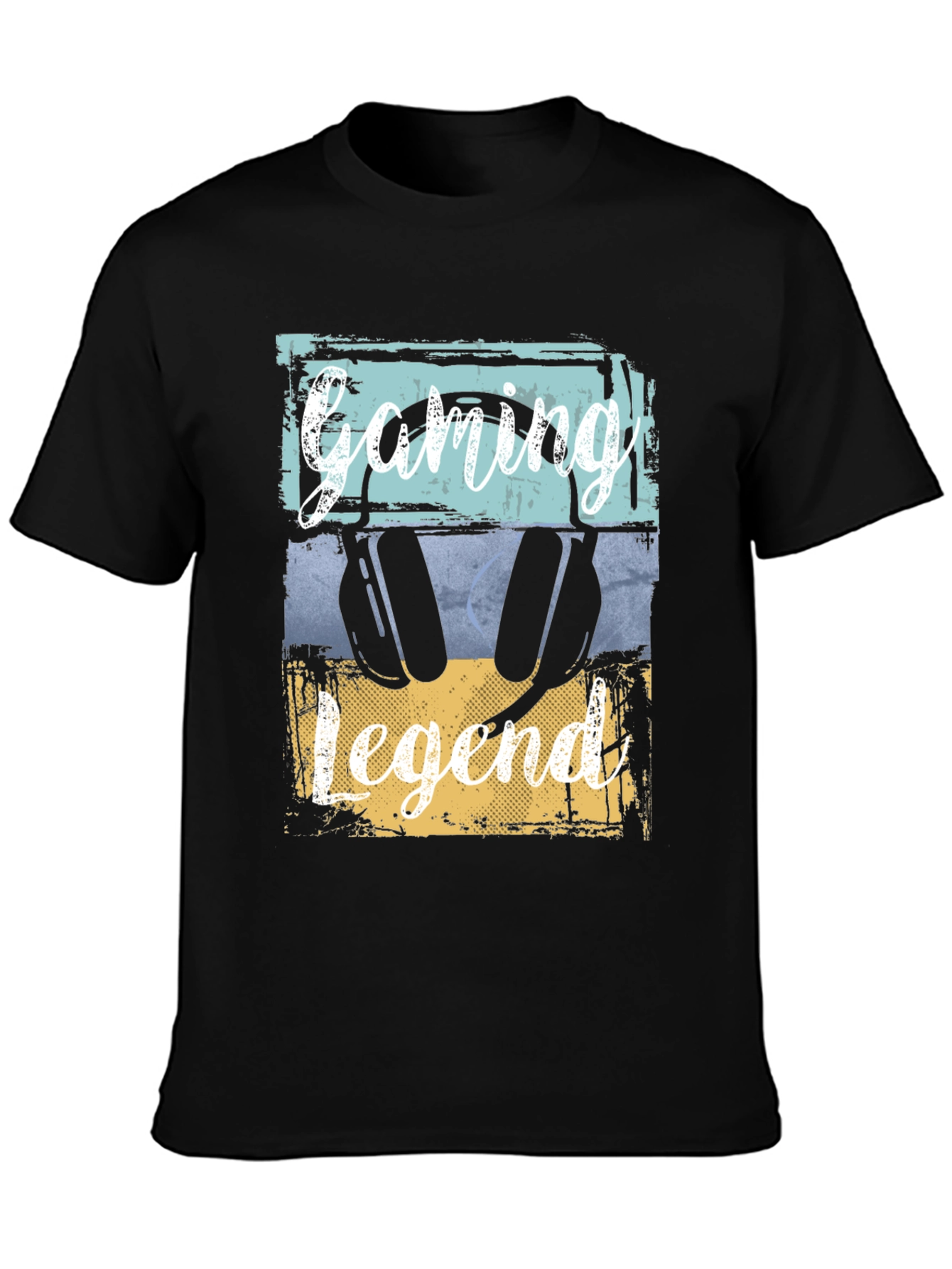 Gaming Legend Black Graphic T-Shirt