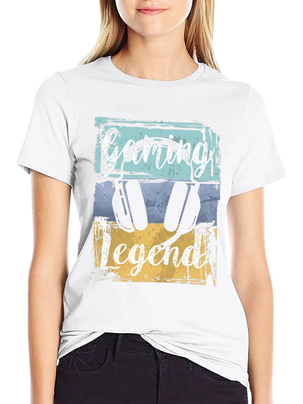 Gaming Legend Black Graphic T-Shirt