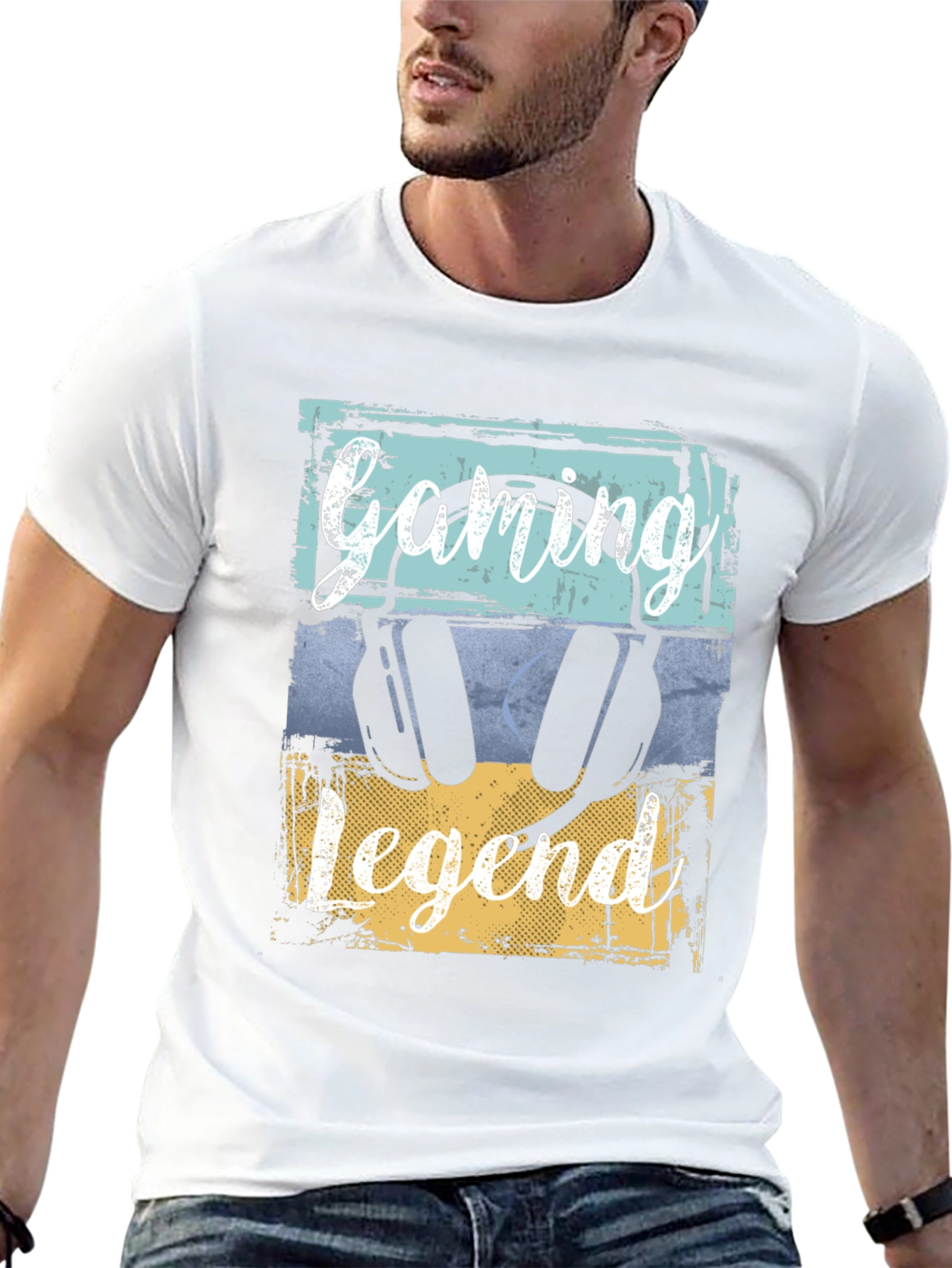 Gaming Legend Black Graphic T-Shirt