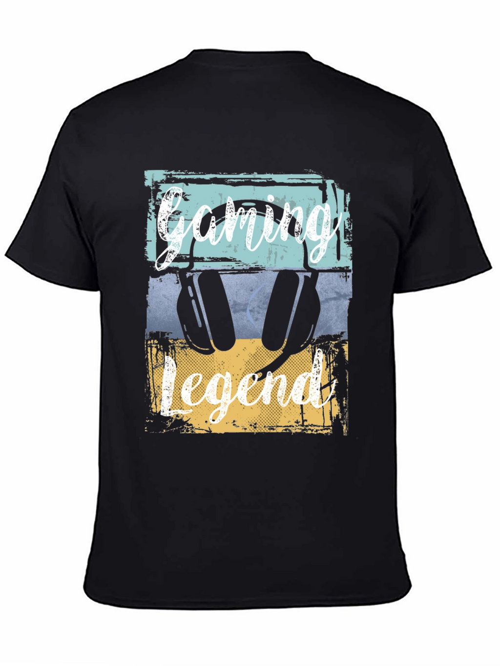 Gaming Legend Black Graphic T-Shirt