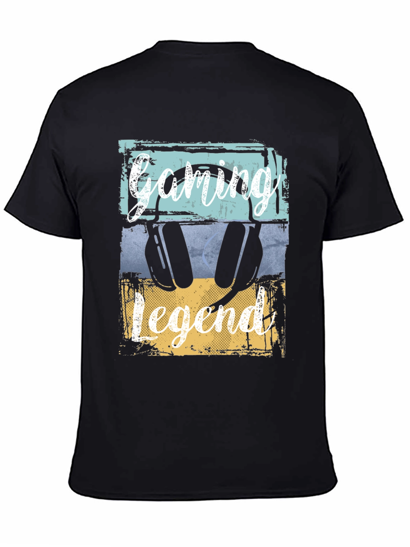 Gaming Legend Black Graphic T-Shirt