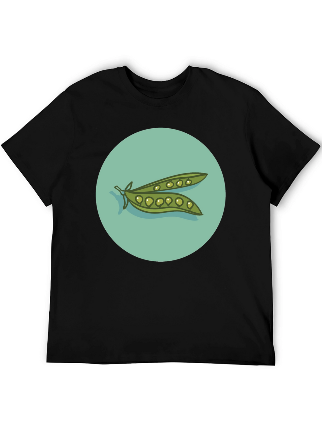 Peas in a Pod Graphic T-Shirt - Black