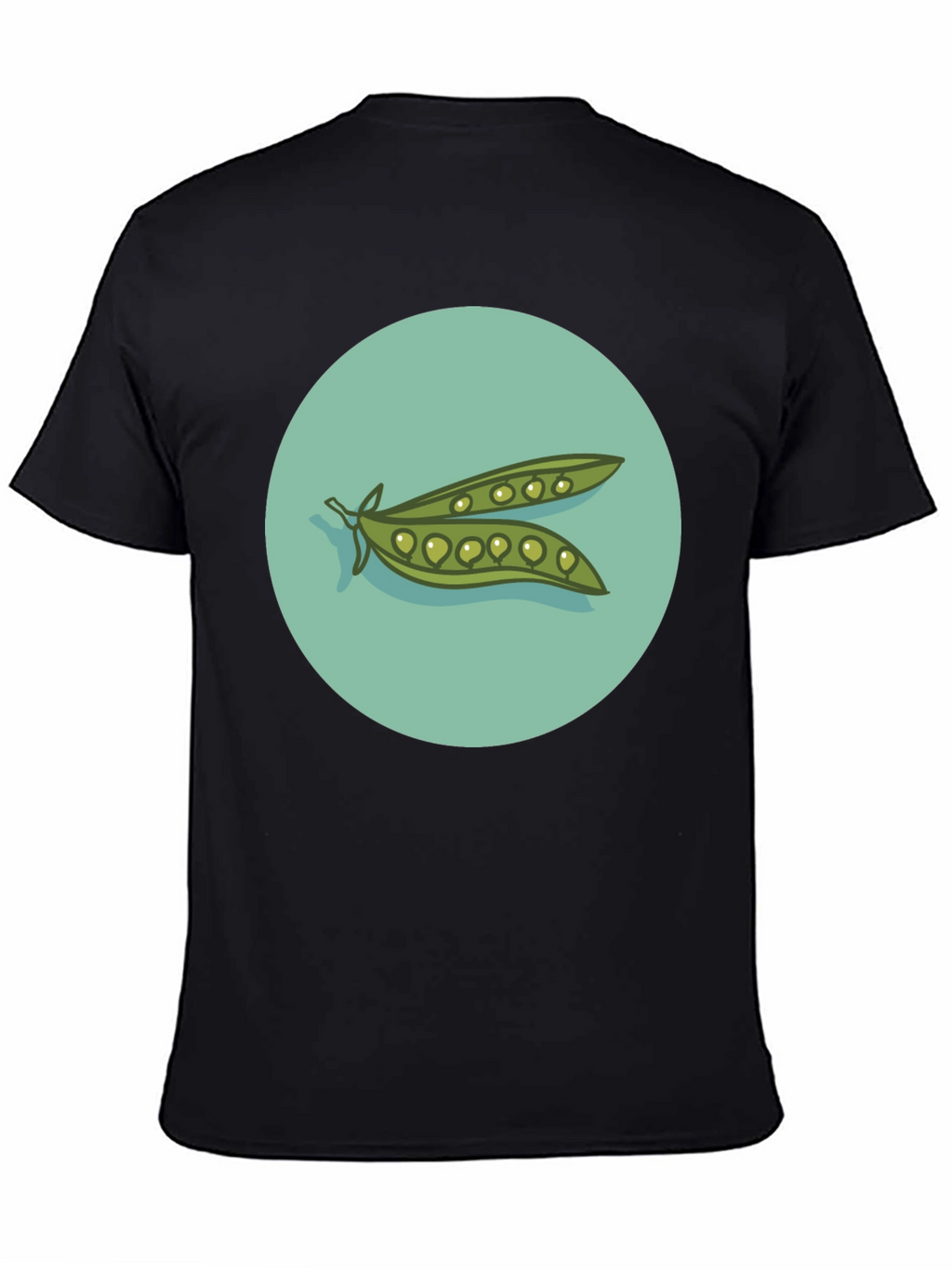 Peas in a Pod Graphic T-Shirt - Black