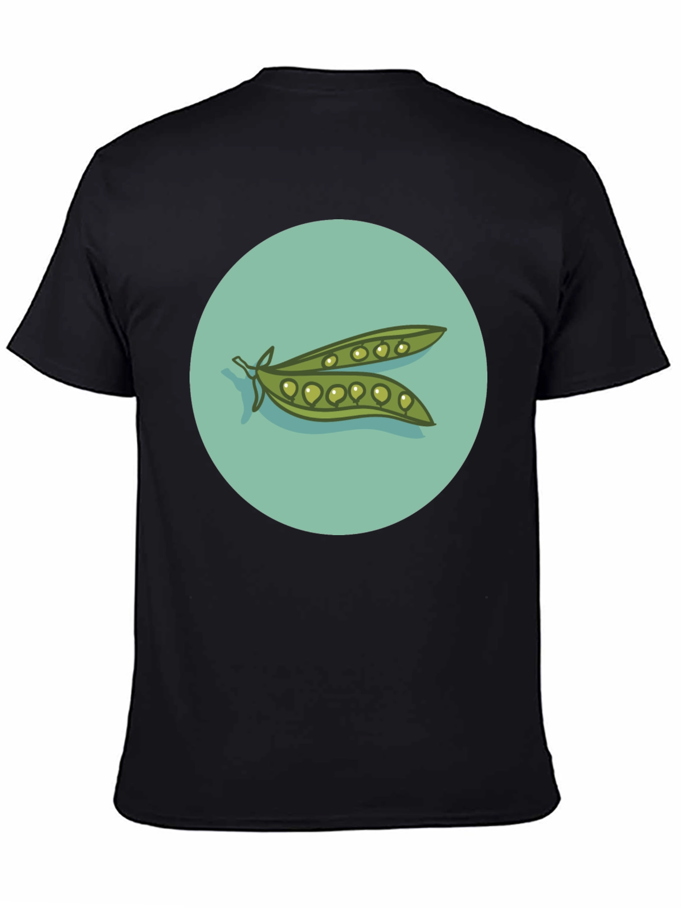 Peas in a Pod Graphic T-Shirt - Black