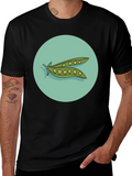 Peas in a Pod Graphic T-Shirt - Black