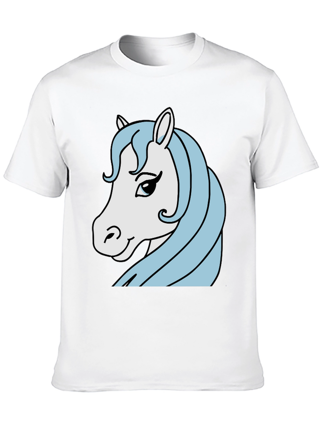 Horse Graphic Tee - Mens Black T-Shirt