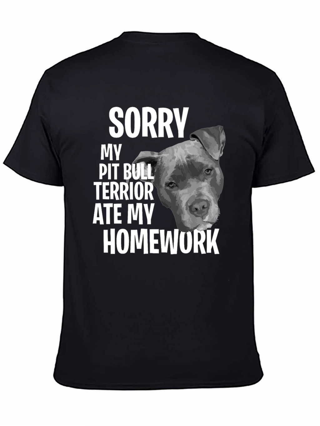 Pit Bull Ate My Homework T-Shirt