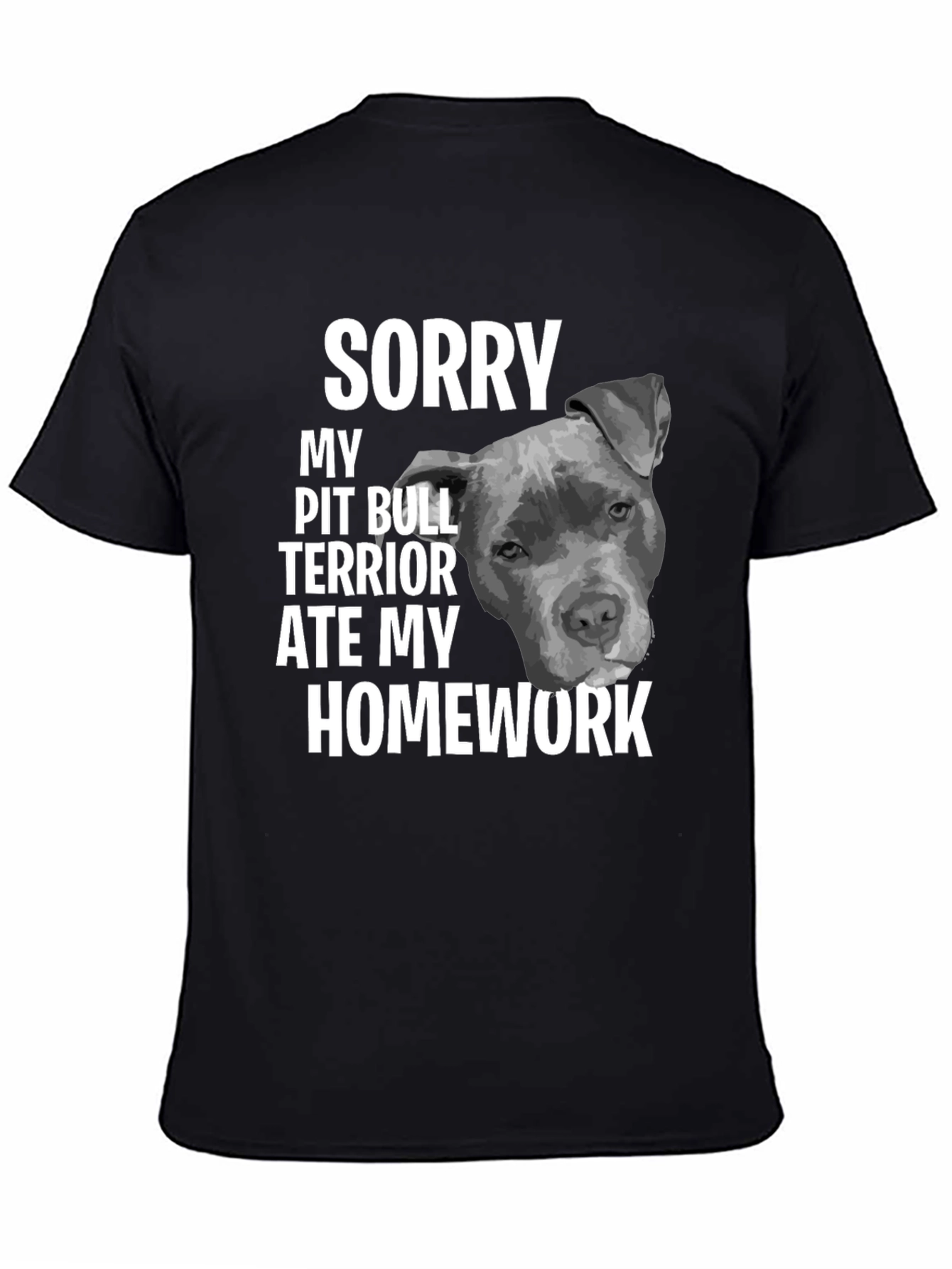 Pit Bull Ate My Homework T-Shirt
