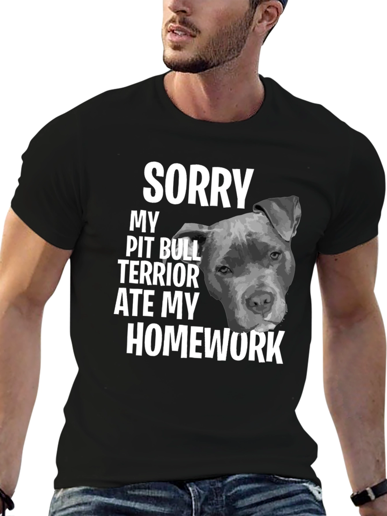 Pit Bull Ate My Homework T-Shirt
