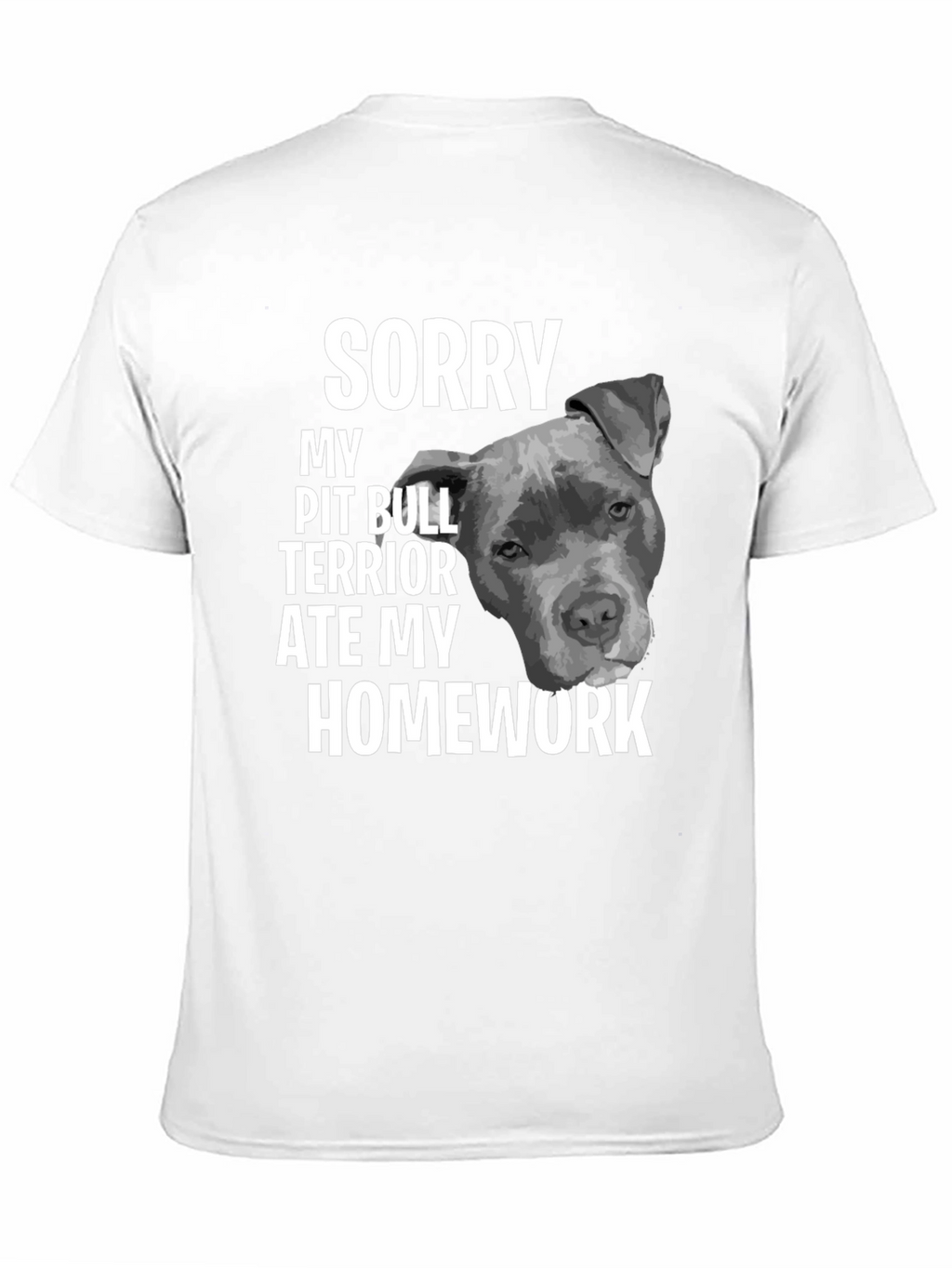 Pit Bull Ate My Homework T-Shirt