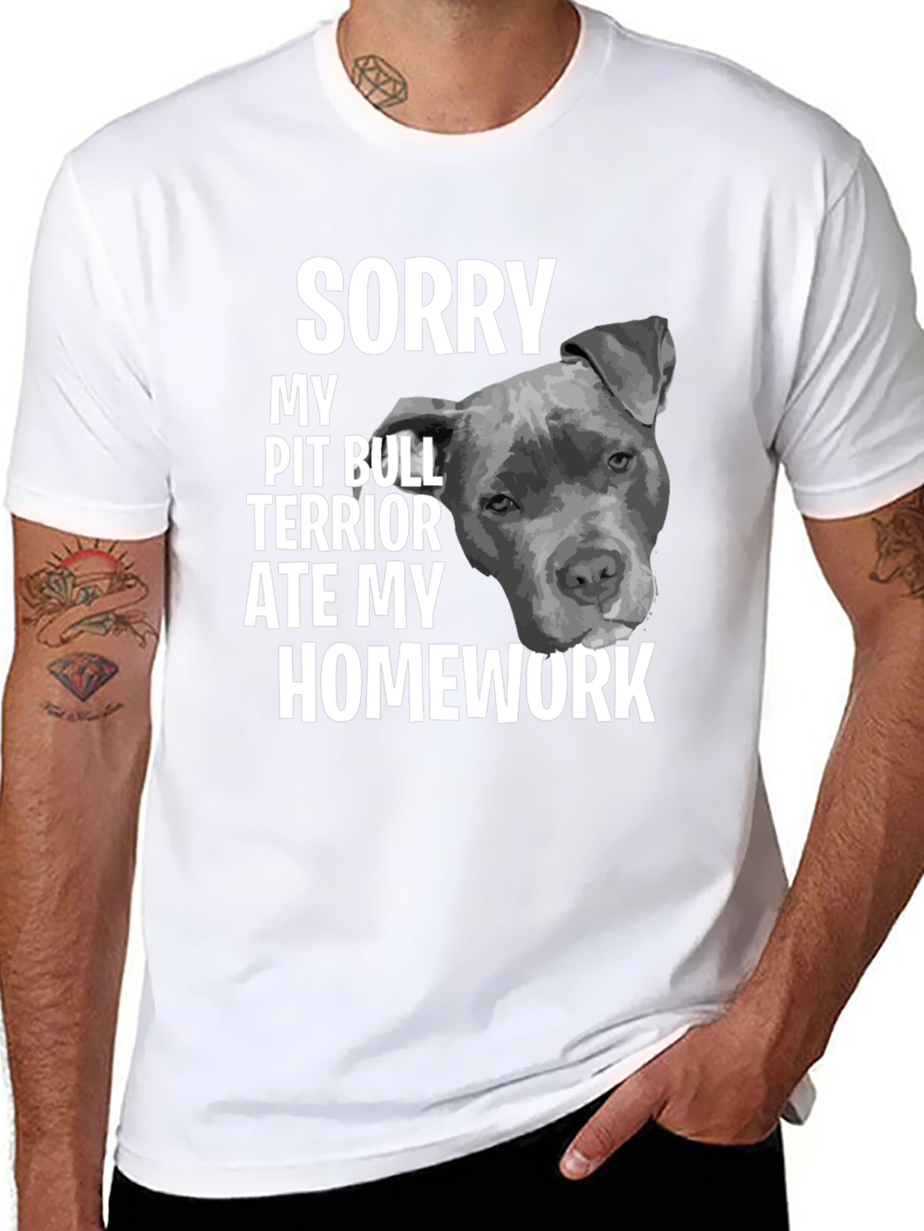 Pit Bull Ate My Homework T-Shirt