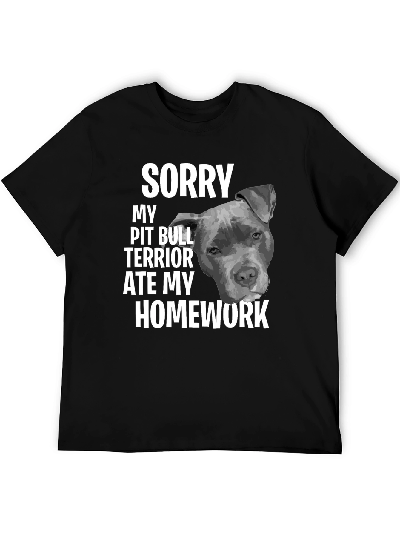 Pit Bull Ate My Homework T-Shirt