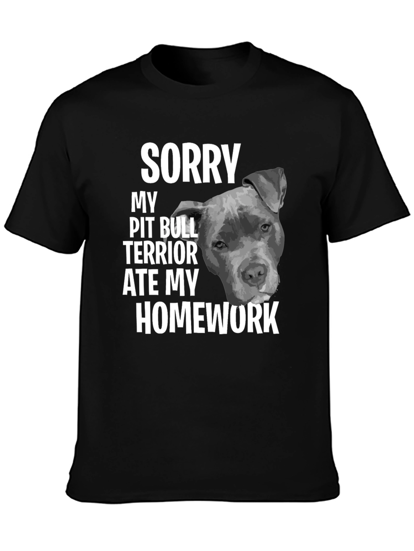 Pit Bull Ate My Homework T-Shirt