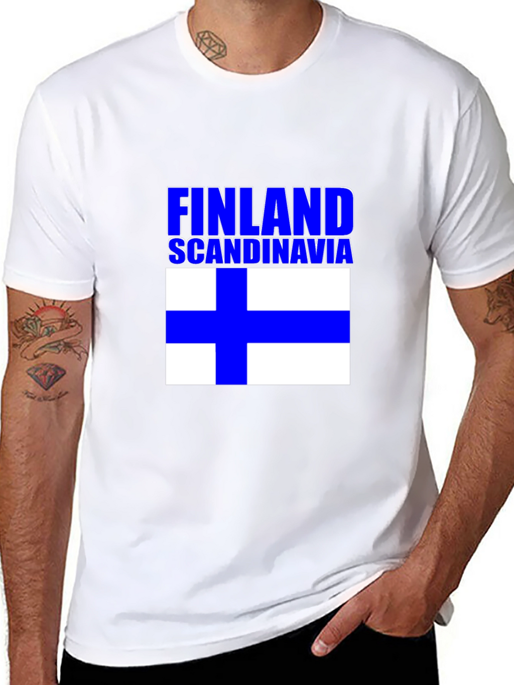 Finland Scandinavia Flag T-Shirt