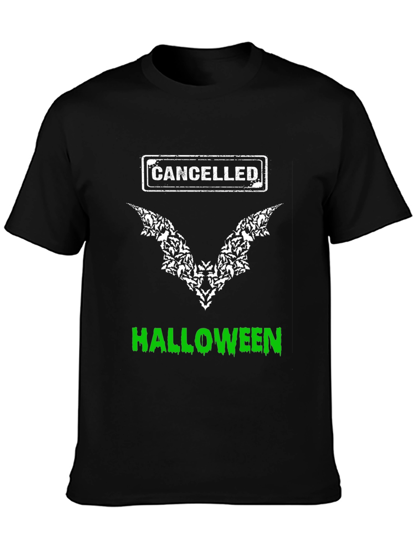 Cancelled Halloween Bat Graphic Tee