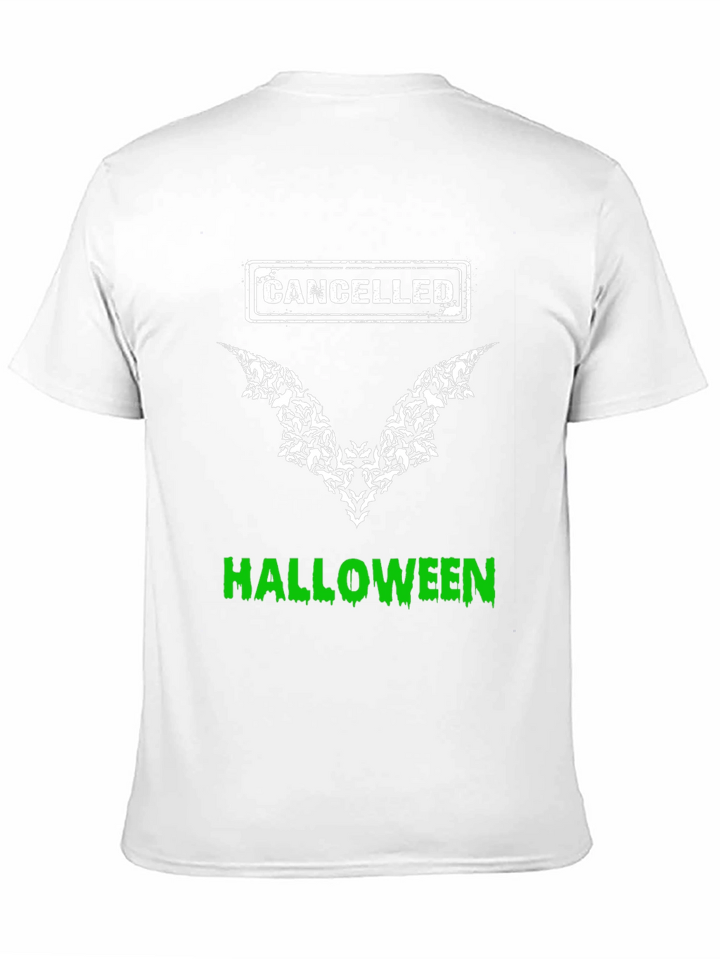 Cancelled Halloween Bat Graphic Tee