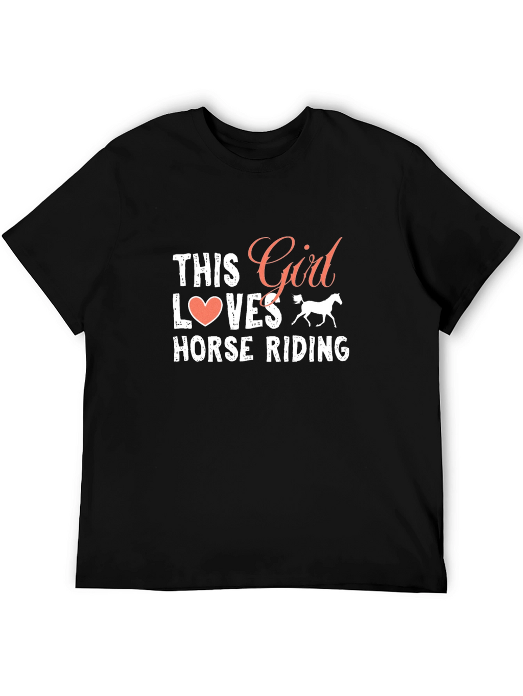 Horse Riding Girl T-Shirt - Equestrian Lover Tee