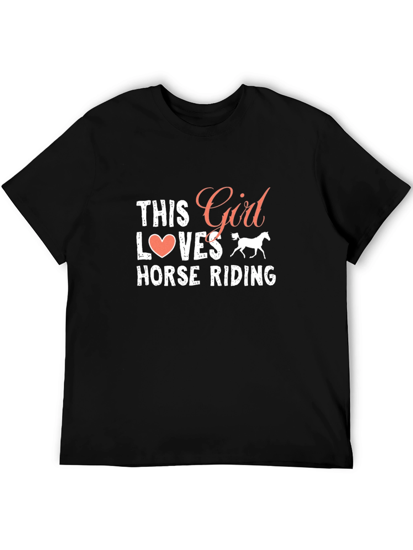 Horse Riding Girl T-Shirt - Equestrian Lover Tee