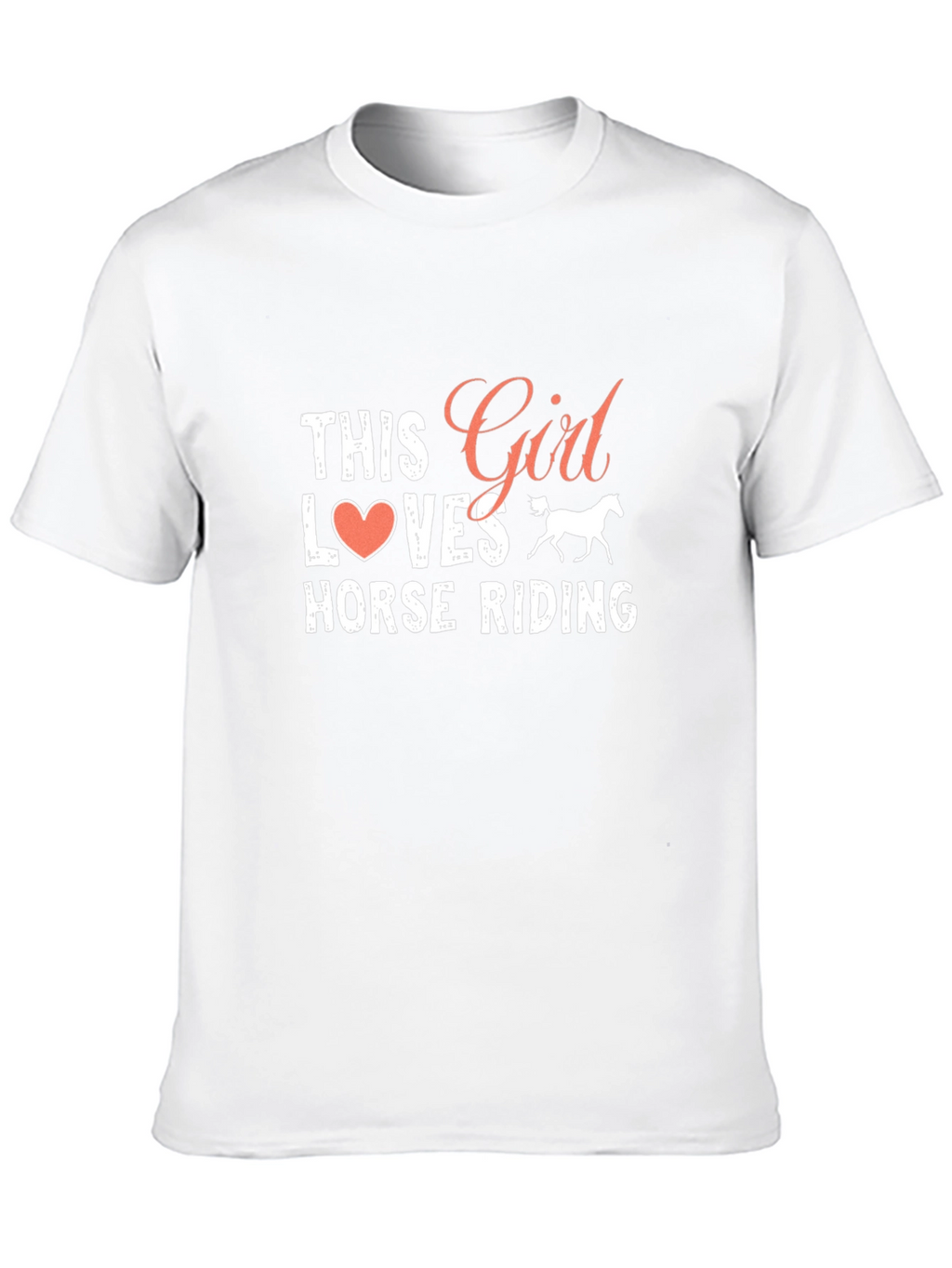 Horse Riding Girl T-Shirt - Equestrian Lover Tee