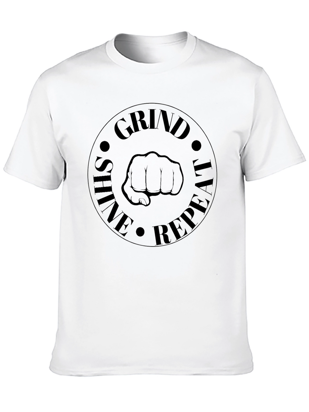 Grind Shine Repeat T-Shirt - Motivational Tee
