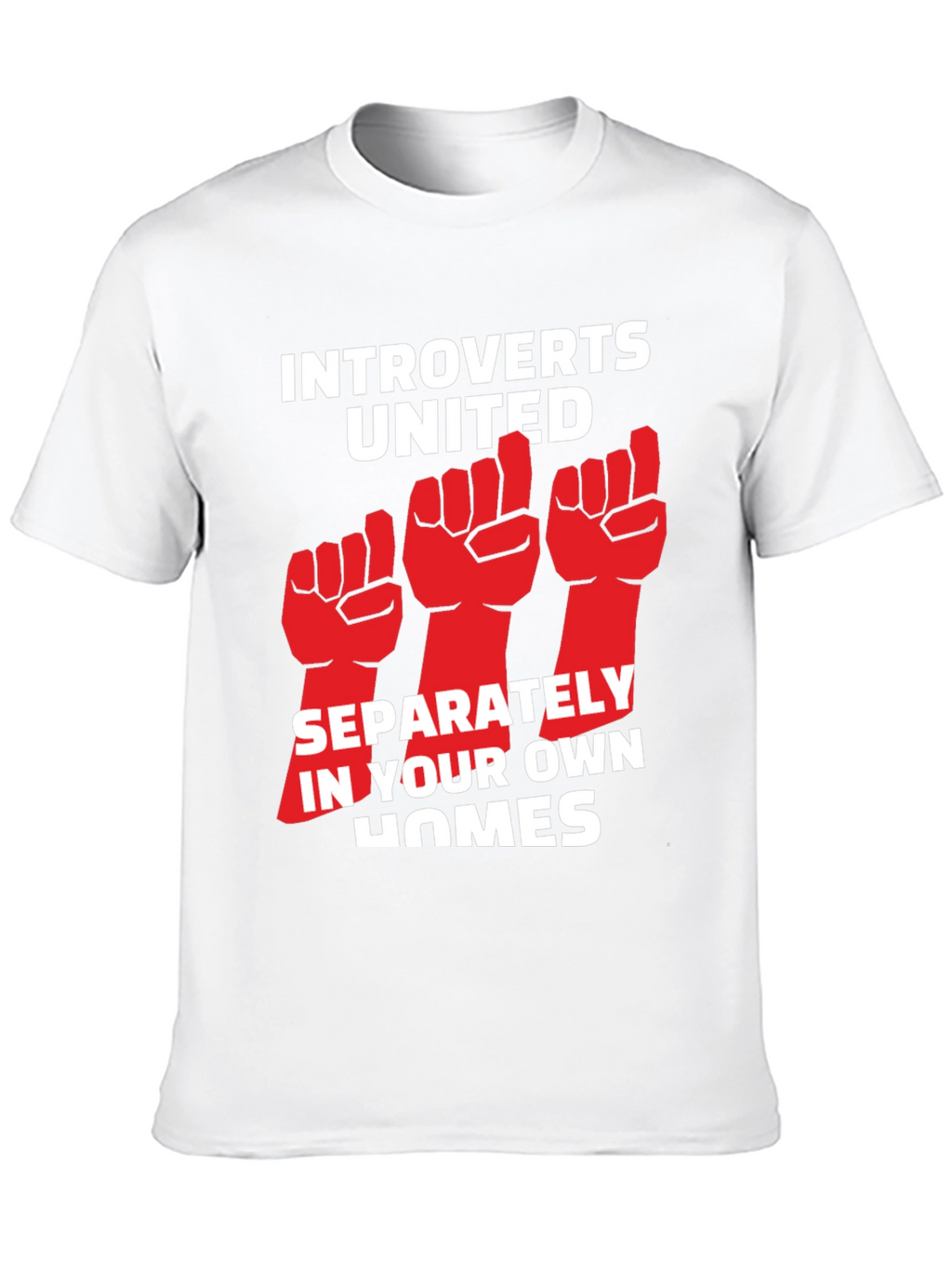 Introverts United T-Shirt: Funny Social Distancing Tee