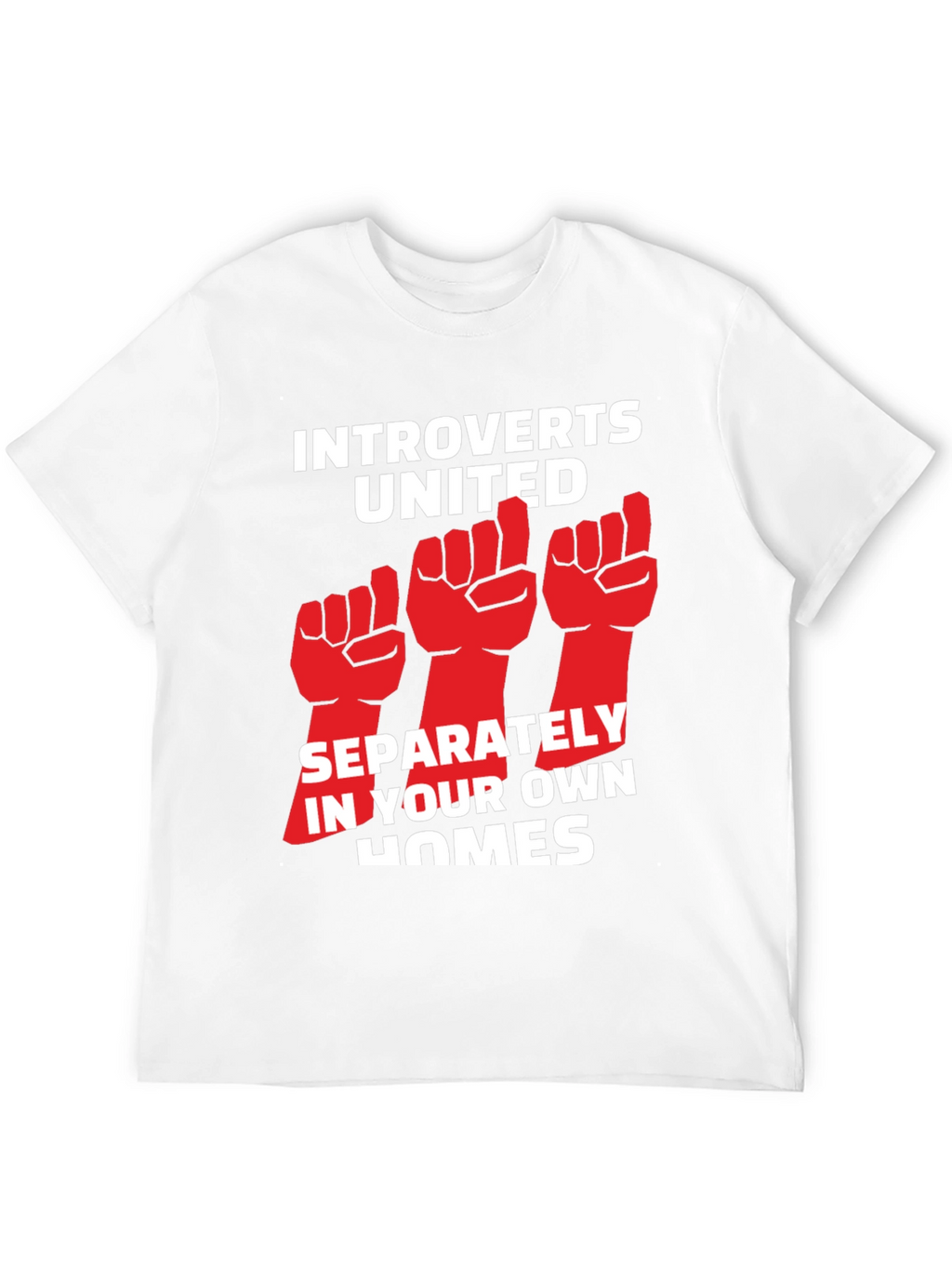 Introverts United T-Shirt: Funny Social Distancing Tee