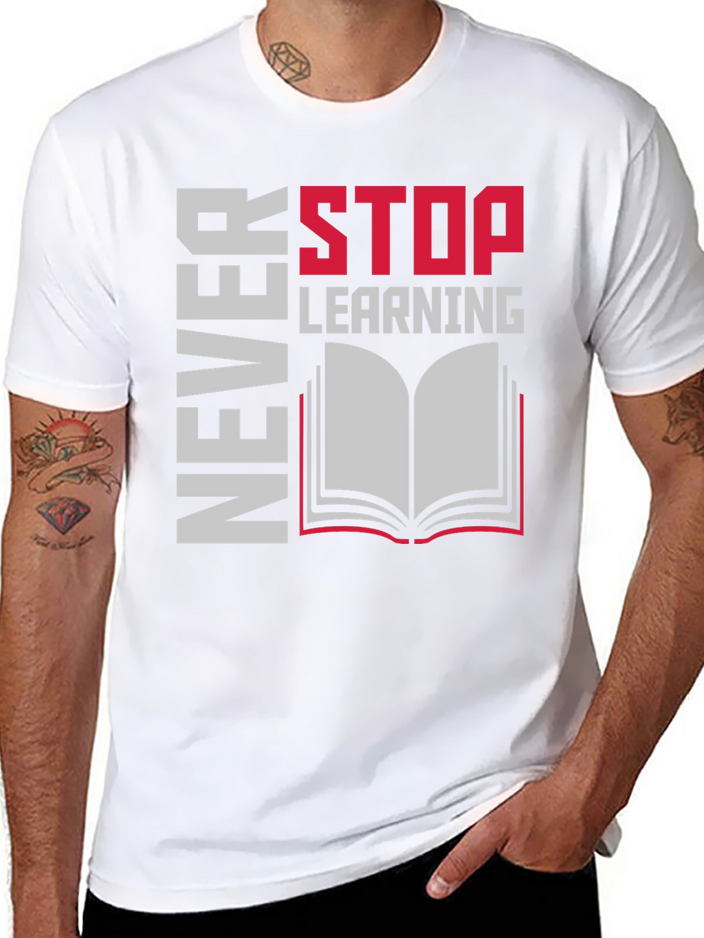 Never Stop Learning T-Shirt
