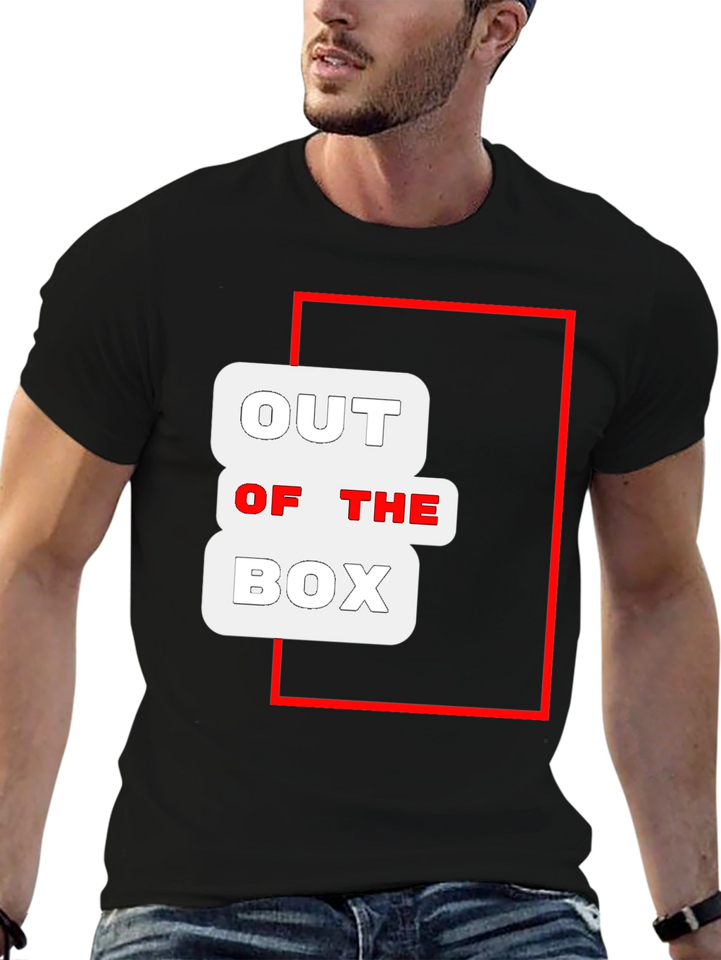 Out of the Box Graphic Tee - Black