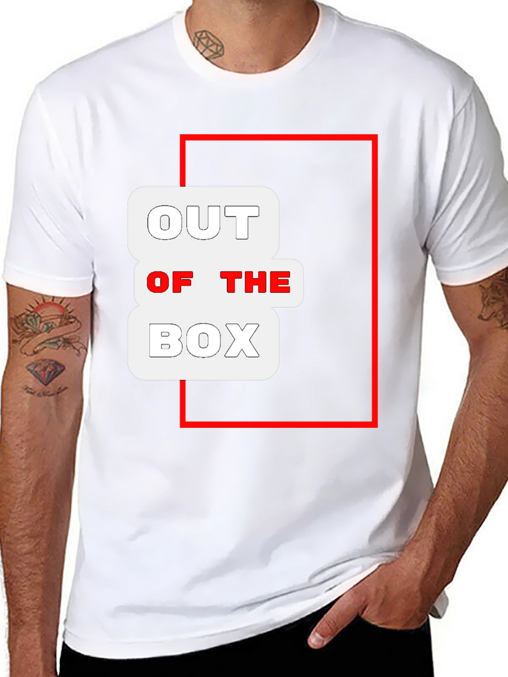 Out of the Box Graphic Tee - Black