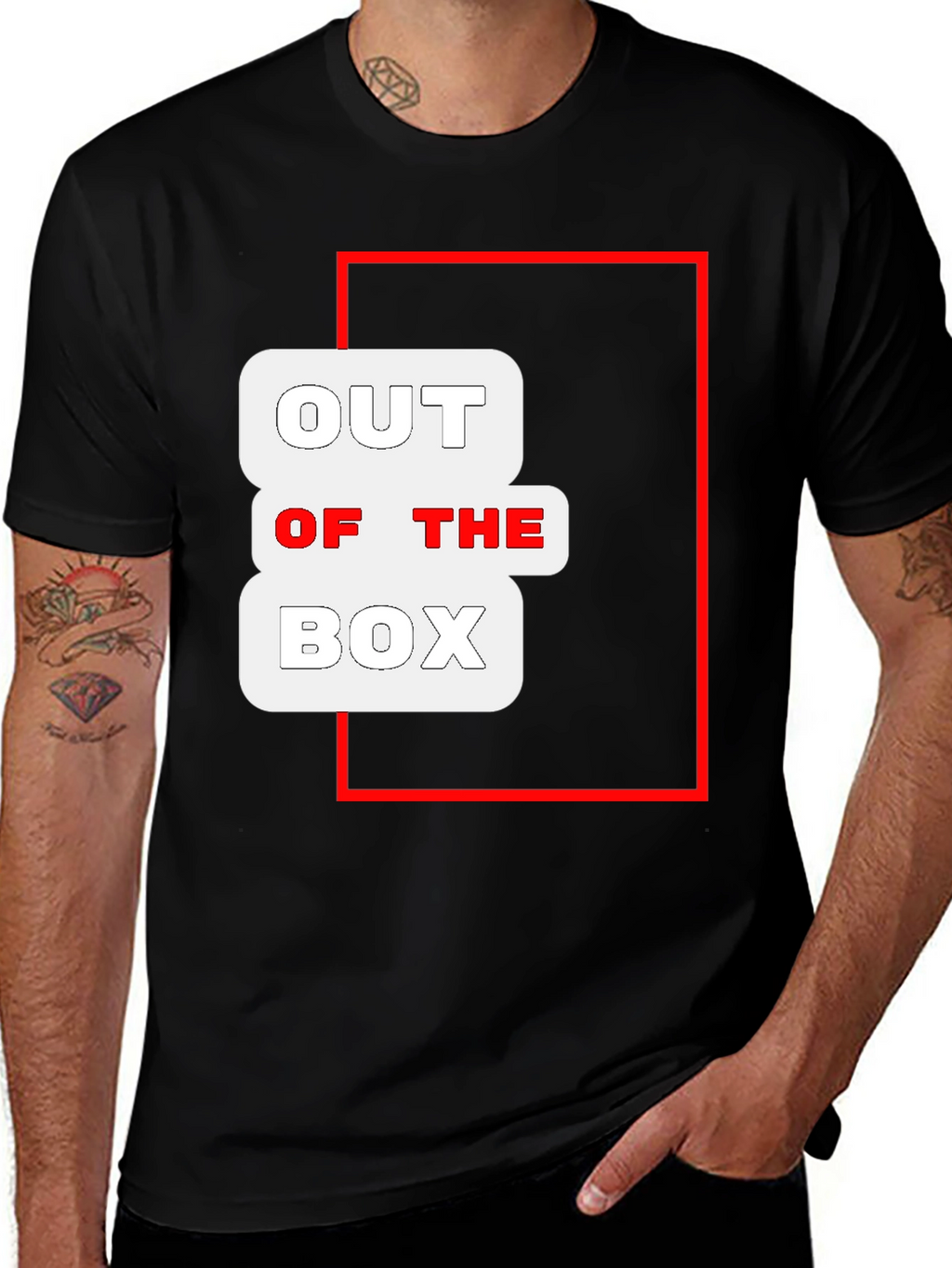 Out of the Box Graphic Tee - Black