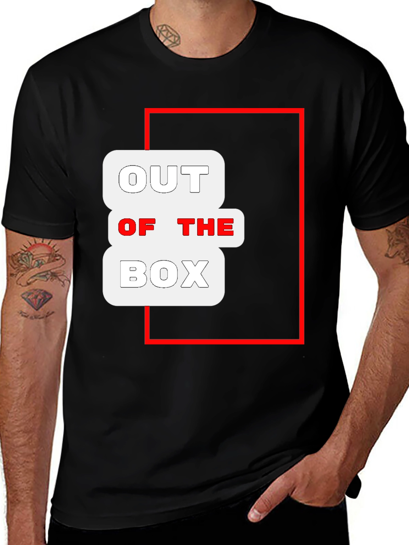 Out of the Box Graphic Tee - Black
