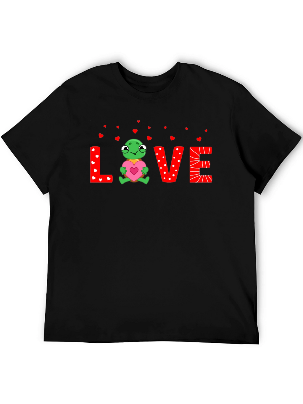 Love Turtle Graphic Tee - Valentines Day Shirt