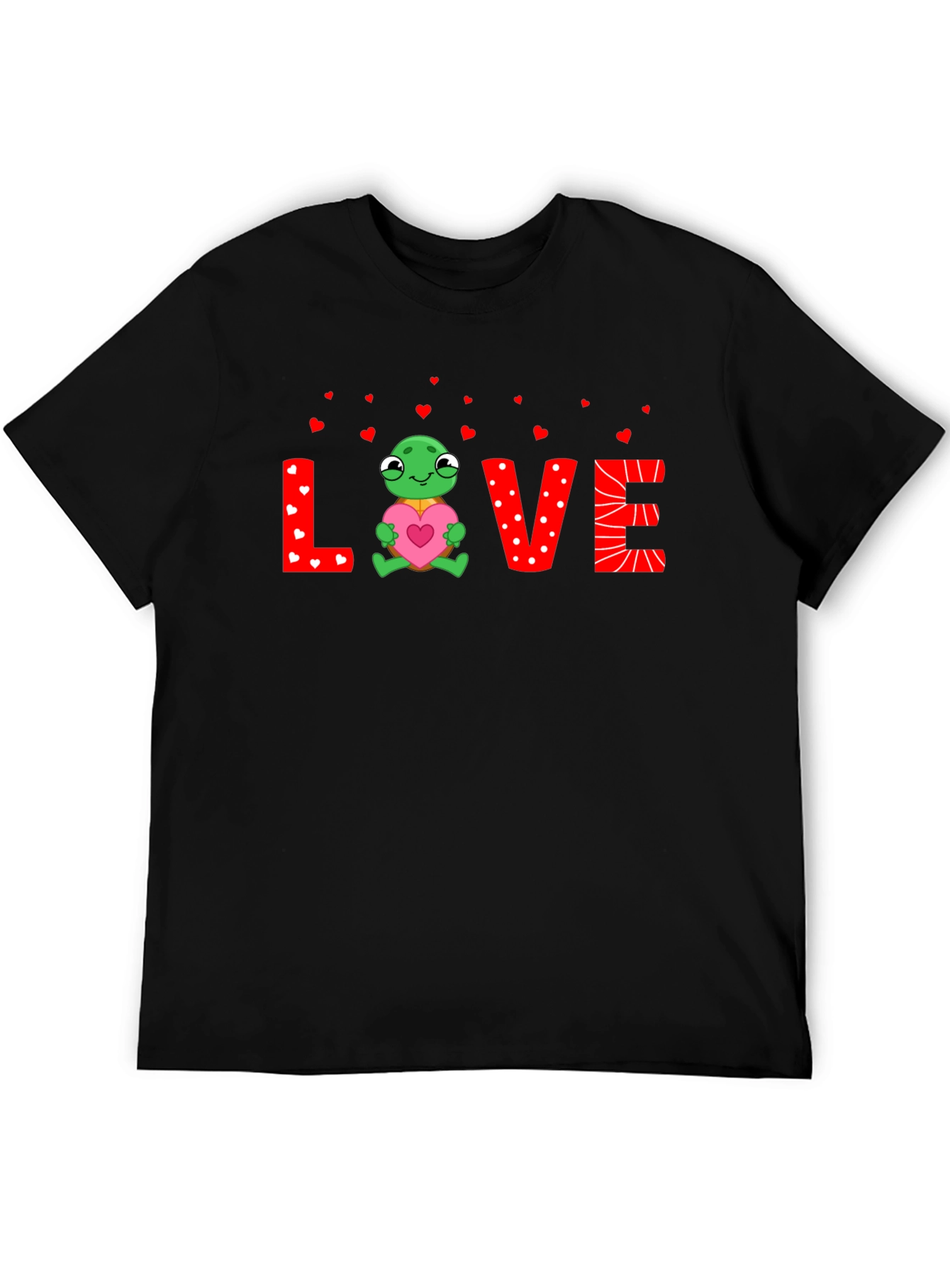 Love Turtle Graphic Tee - Valentines Day Shirt