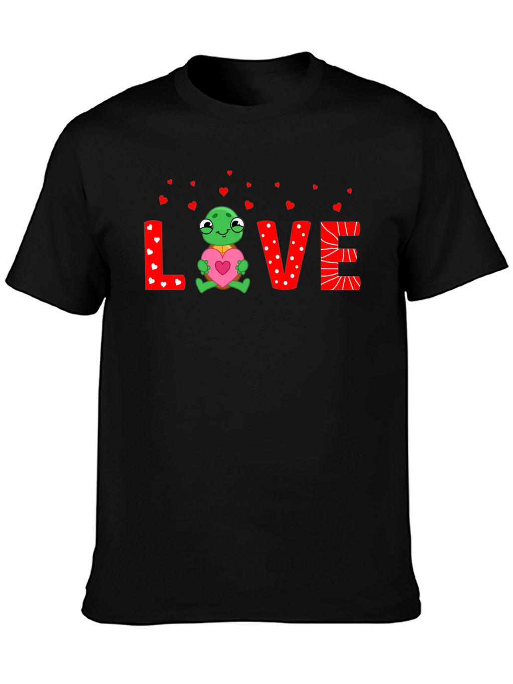 Love Turtle Graphic Tee - Valentines Day Shirt