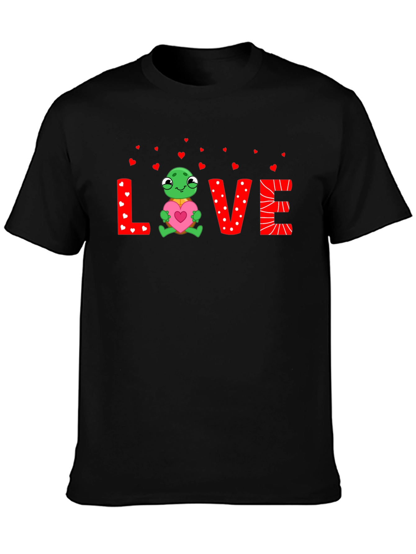 Love Turtle Graphic Tee - Valentines Day Shirt