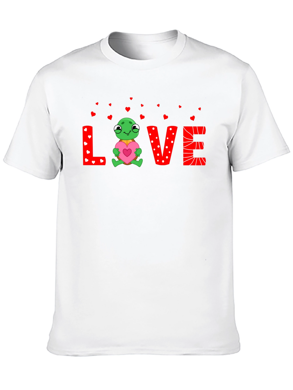 Love Turtle Graphic Tee - Valentines Day Shirt