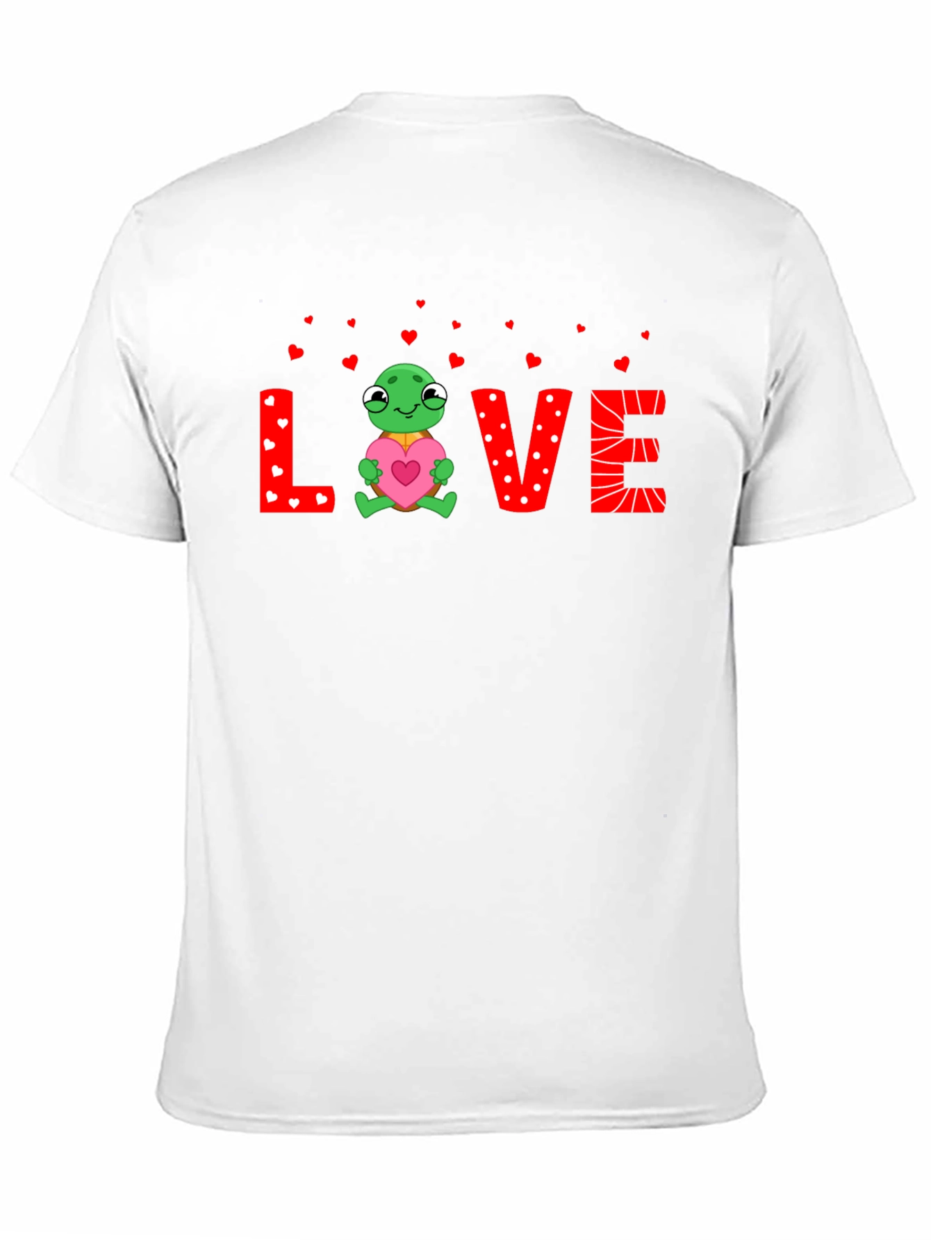 Love Turtle Graphic Tee - Valentines Day Shirt