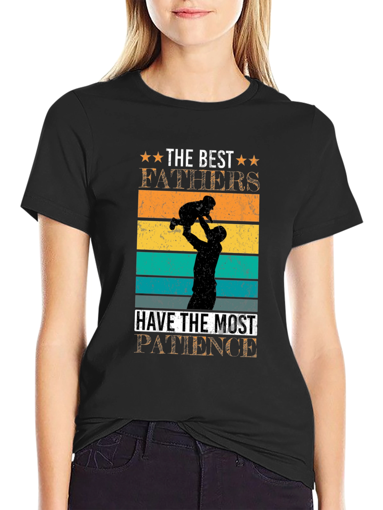Best Fathers Patience Graphic T-Shirt