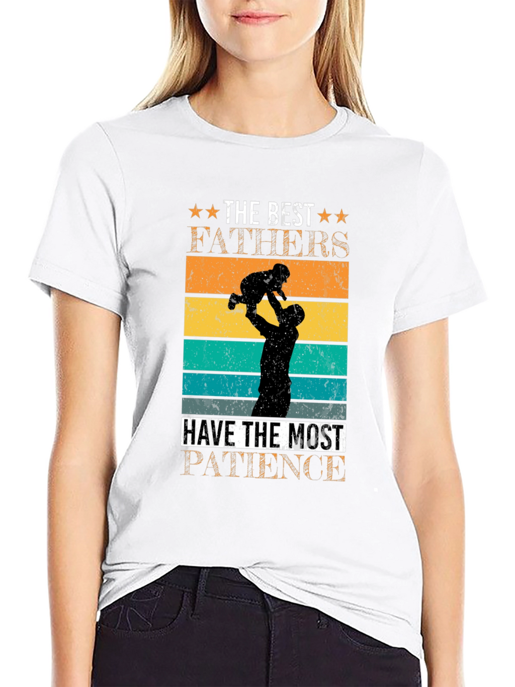 Best Fathers Patience Graphic T-Shirt