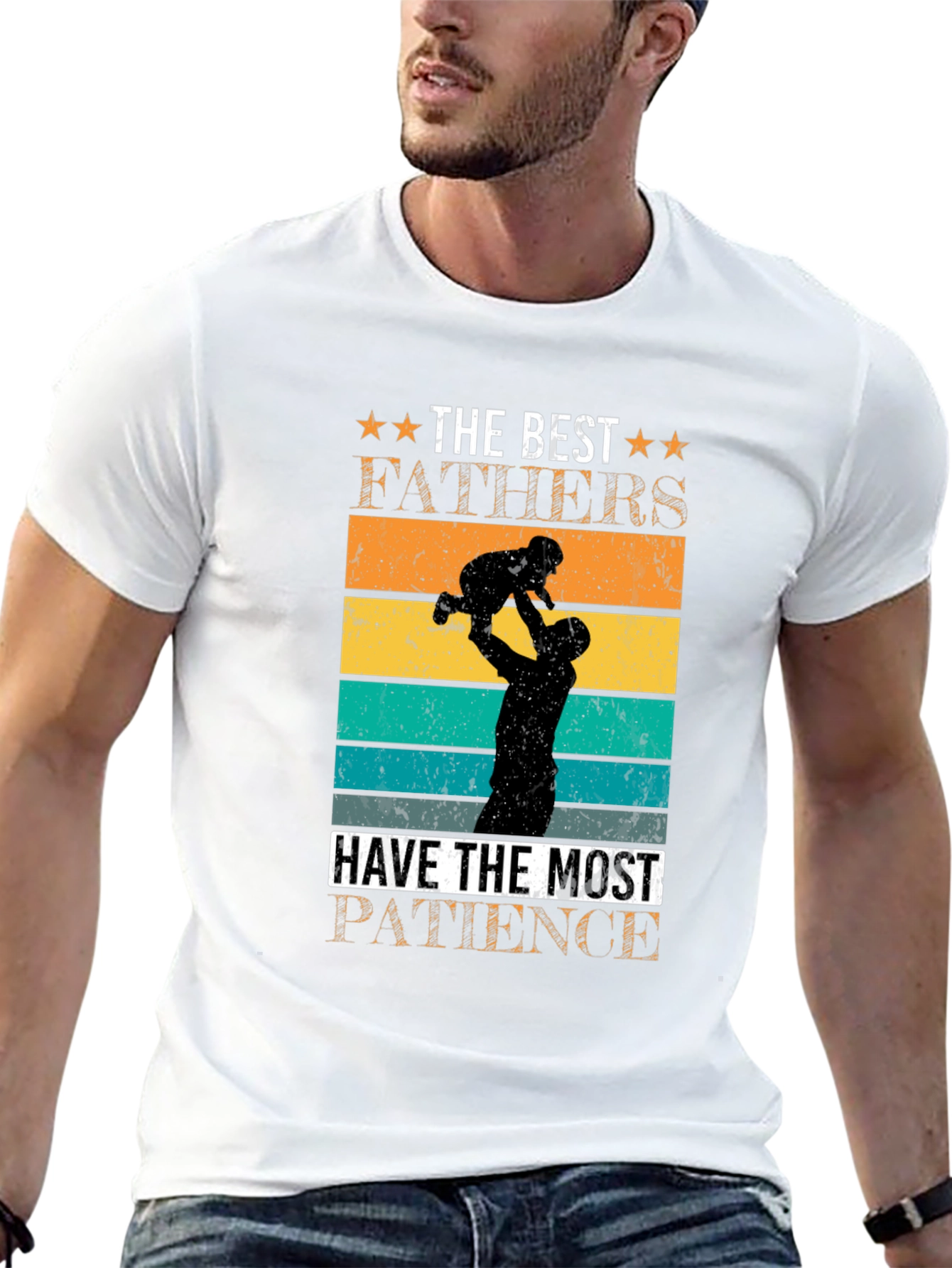 Best Fathers Patience Graphic T-Shirt