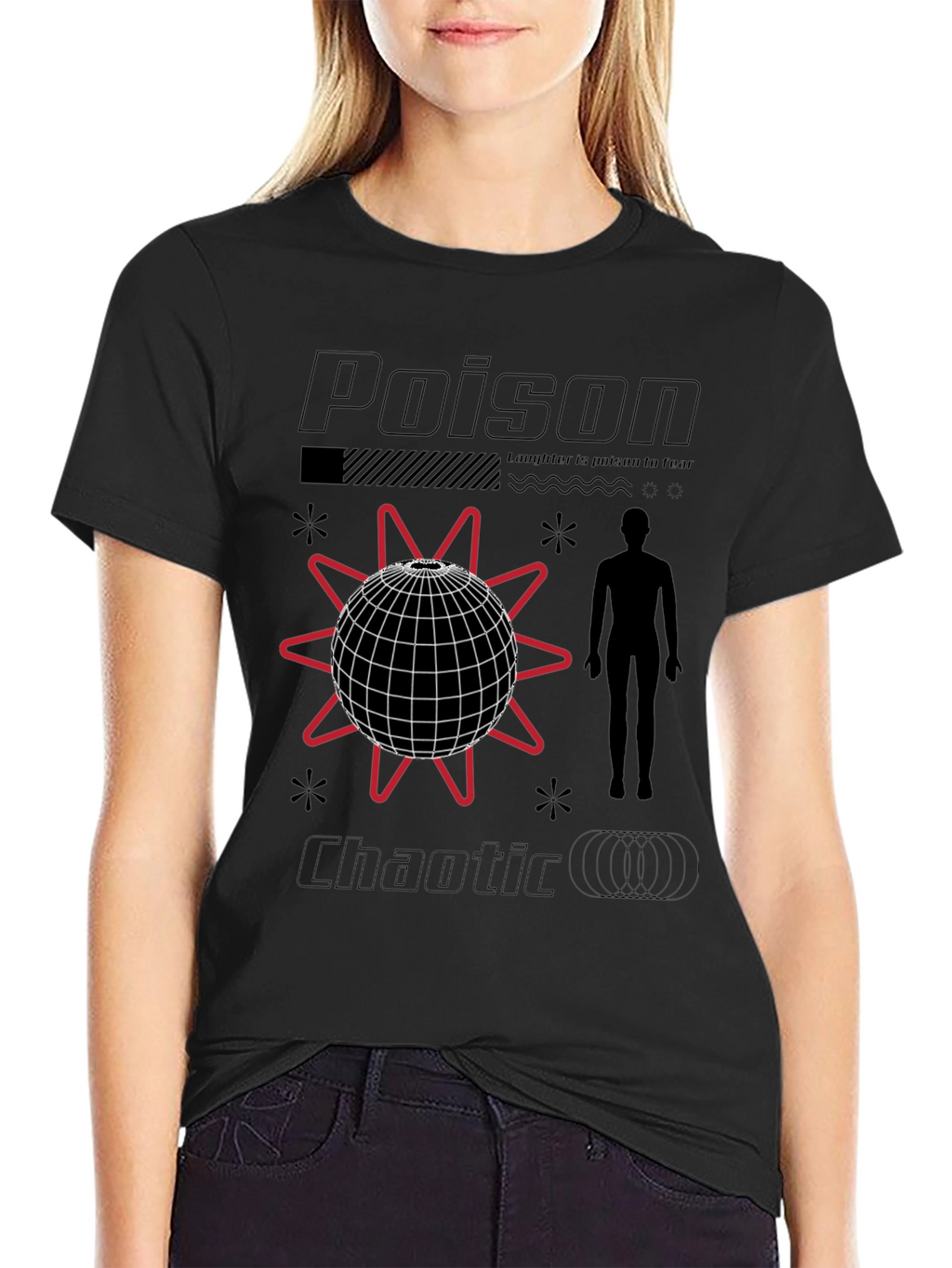 Poison Chaotic Graphic Tee - Trendy Streetwear
