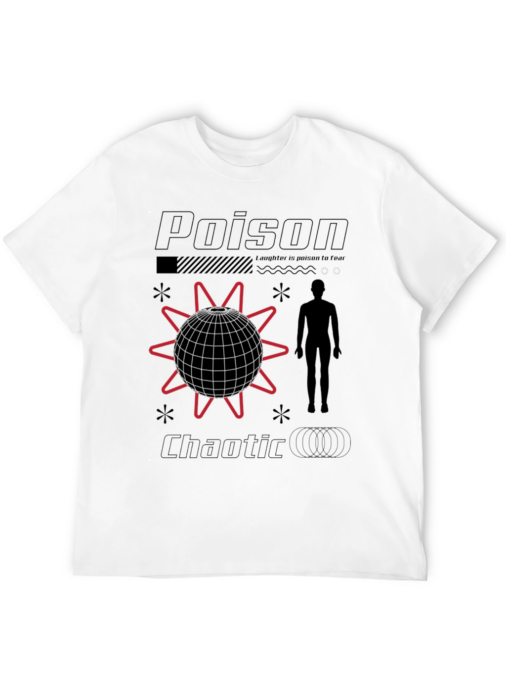 Poison Chaotic Graphic Tee - Trendy Streetwear