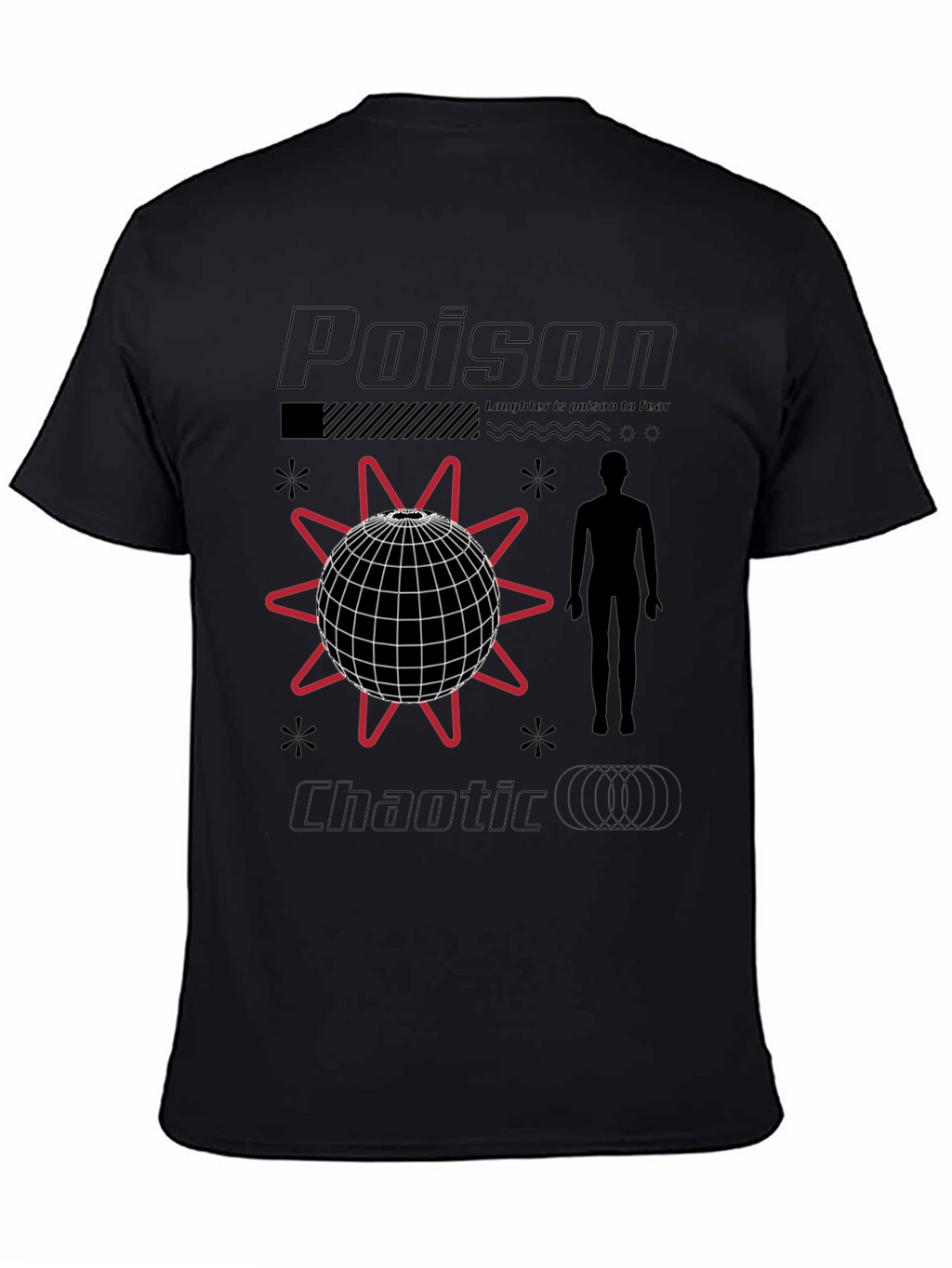 Poison Chaotic Graphic Tee - Trendy Streetwear