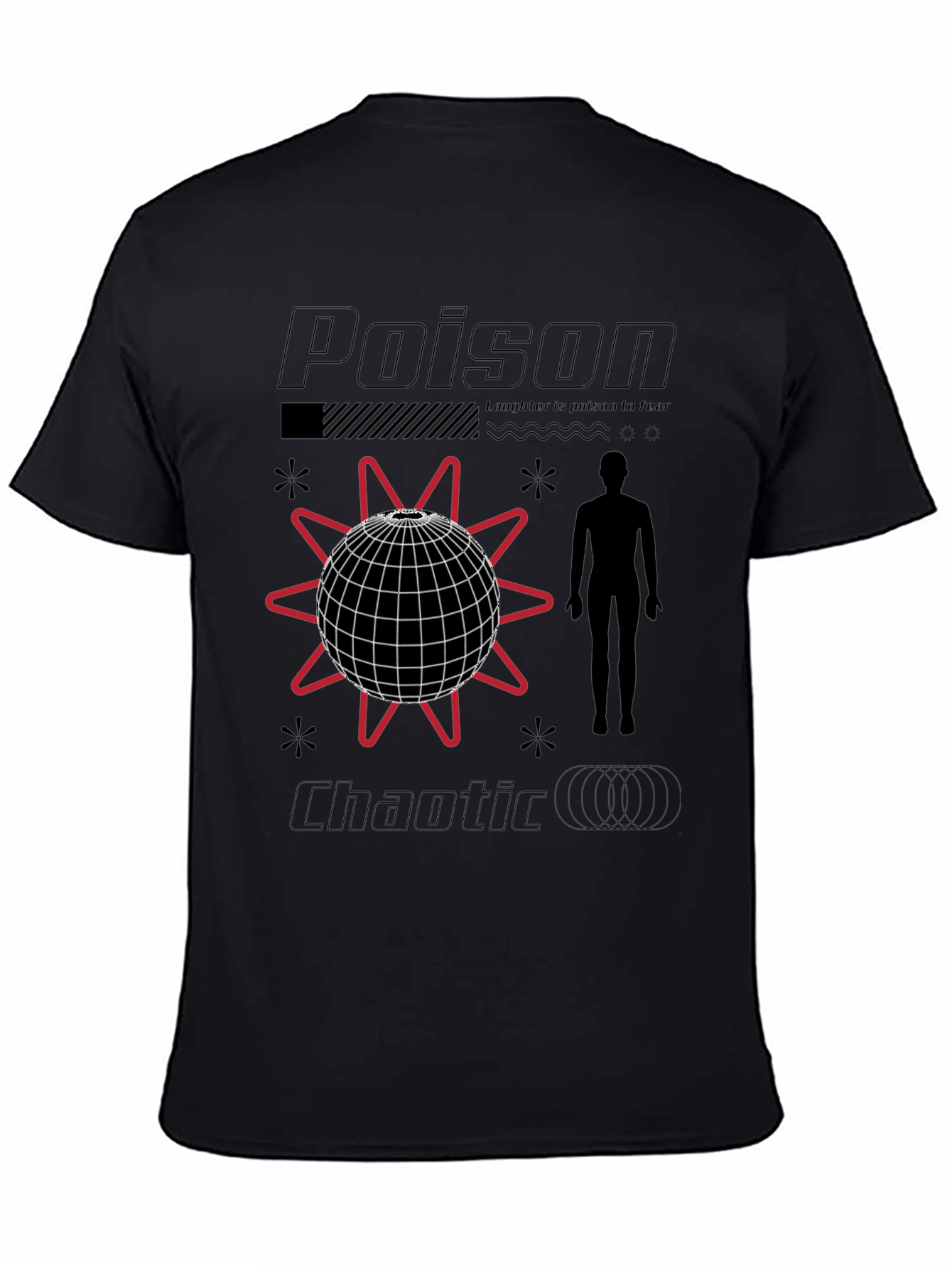 Poison Chaotic Graphic Tee - Trendy Streetwear