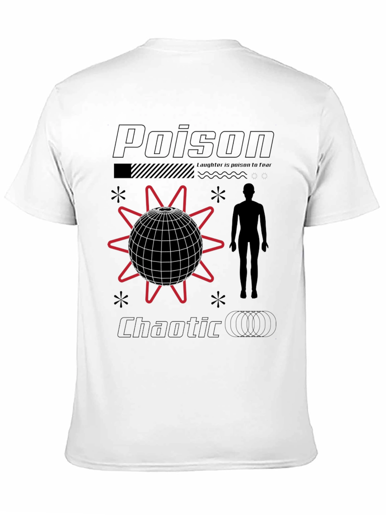 Poison Chaotic Graphic Tee - Trendy Streetwear