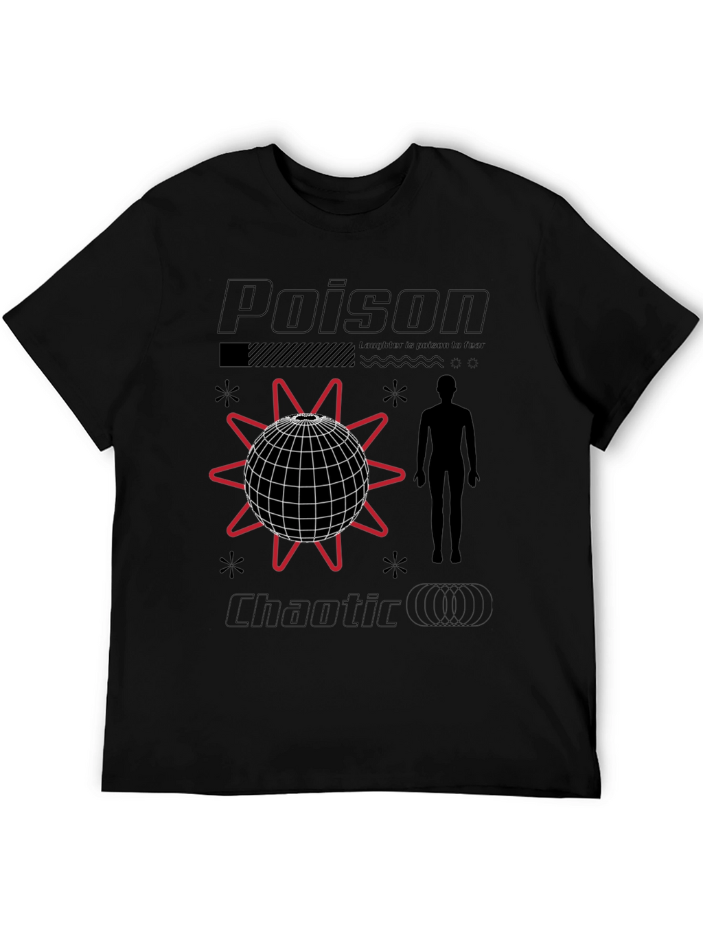Poison Chaotic Graphic Tee - Trendy Streetwear