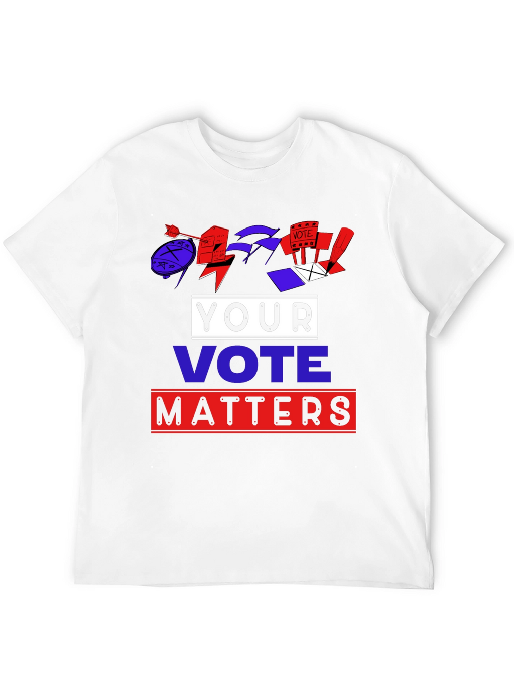 Vote Matters Graphic T-Shirt - Make Your Voice Heard