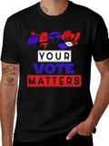 Vote Matters Graphic T-Shirt - Make Your Voice Heard