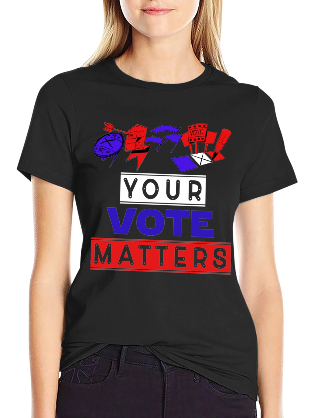 Vote Matters Graphic T-Shirt - Make Your Voice Heard