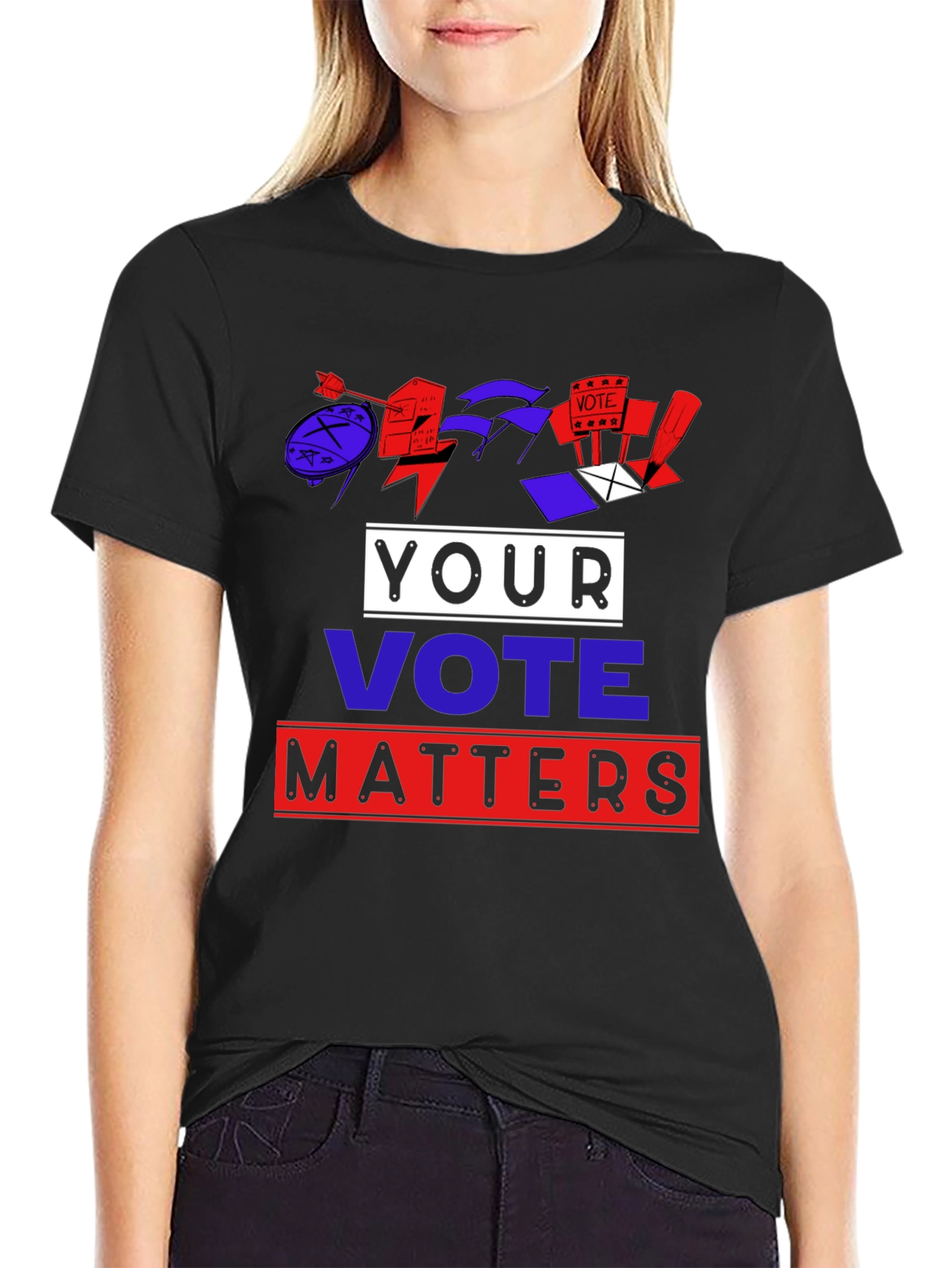 Vote Matters Graphic T-Shirt - Make Your Voice Heard